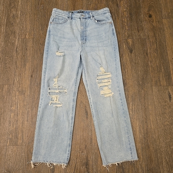 wild fable Denim - Wild Fable Womens Blue Jeans Size 14 Distressed Ladies Blue Jeans